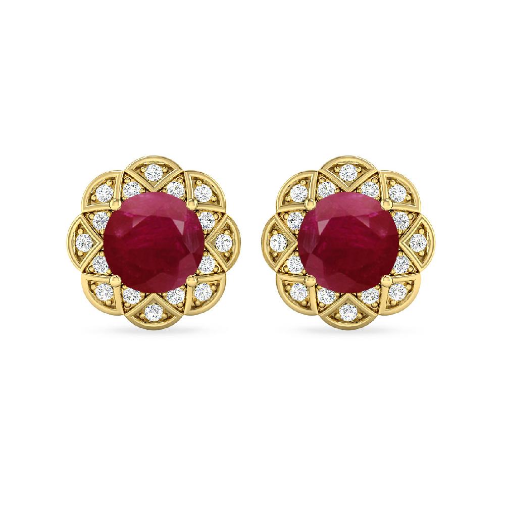 Yellow Gold - Ruby