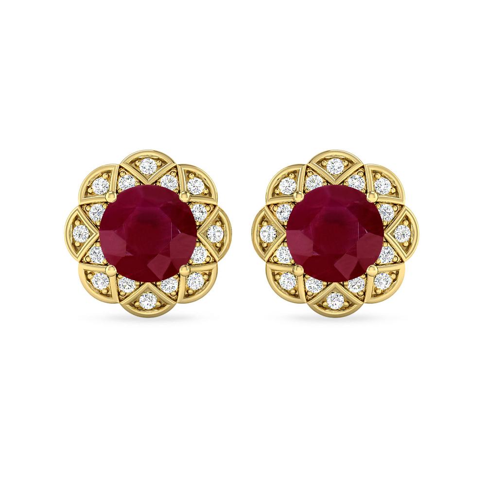 Yellow Gold - Ruby
