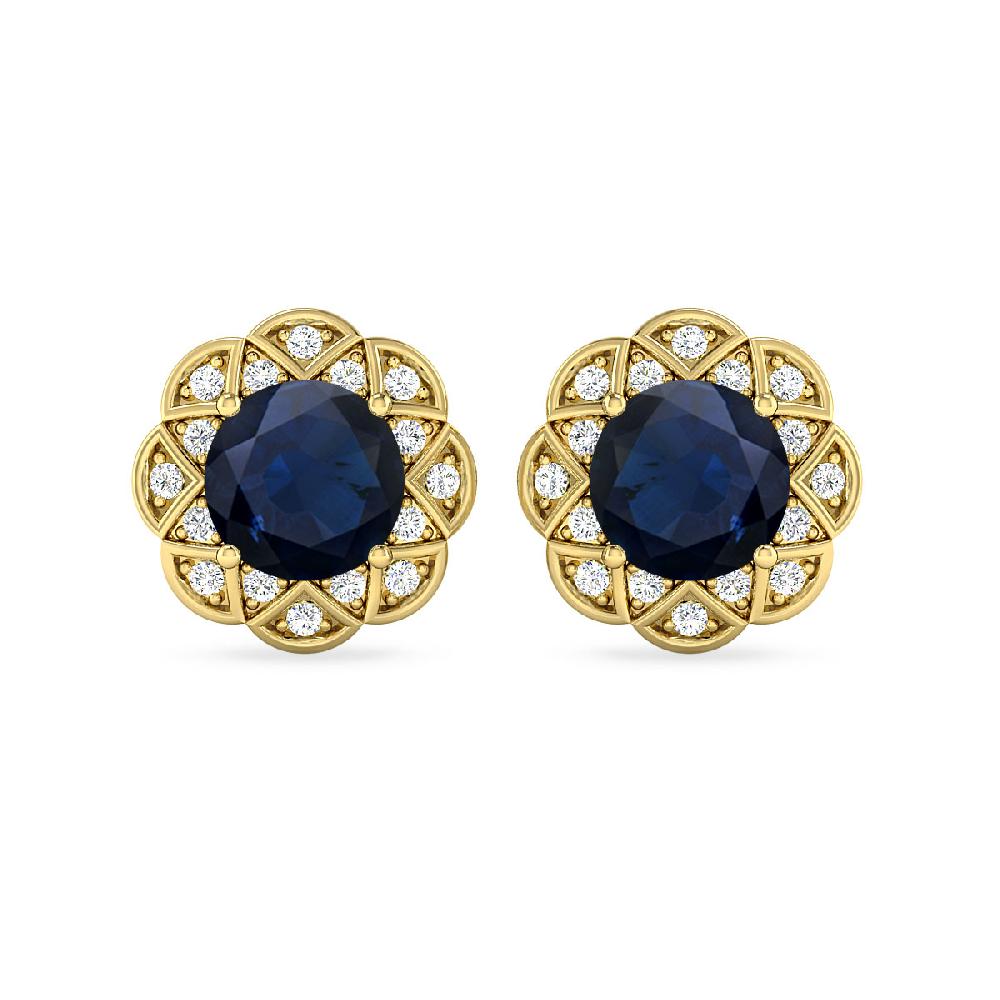 Yellow Gold - Sapphire