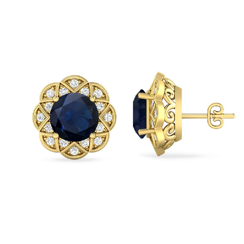 Yellow Gold - Sapphire