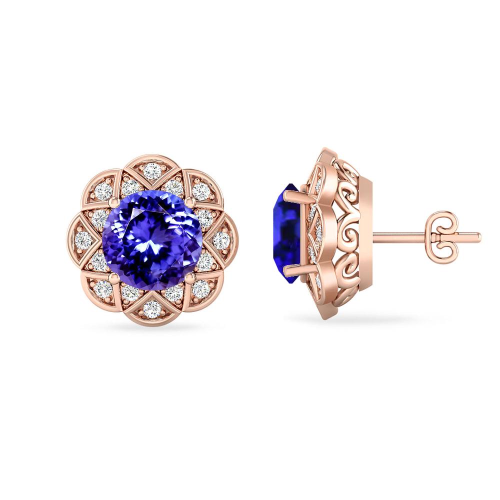 Rose Gold - Tanzanite