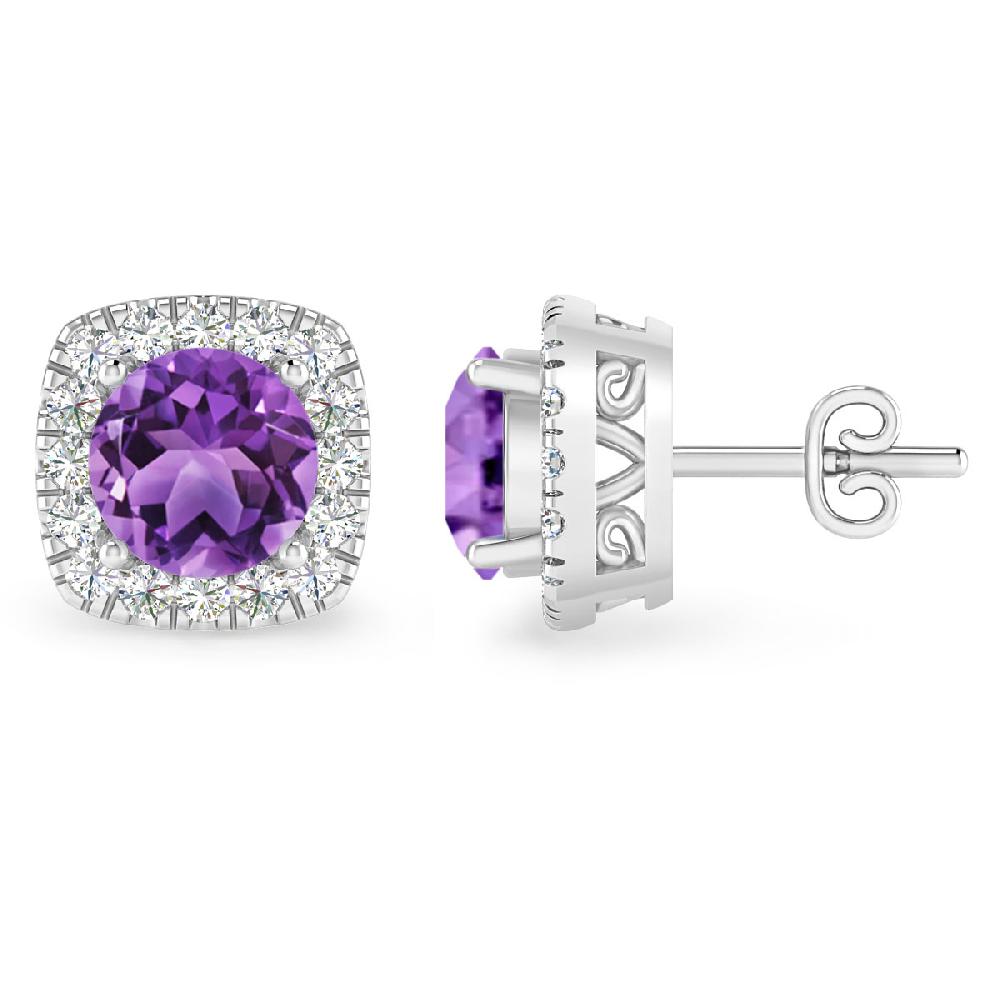 White Gold - Amethyst