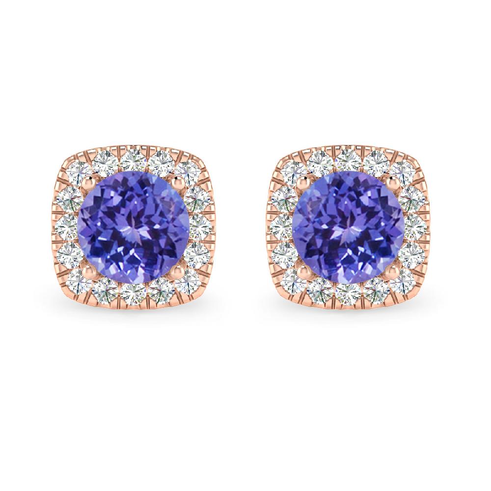 Rose Gold - Tanzanite