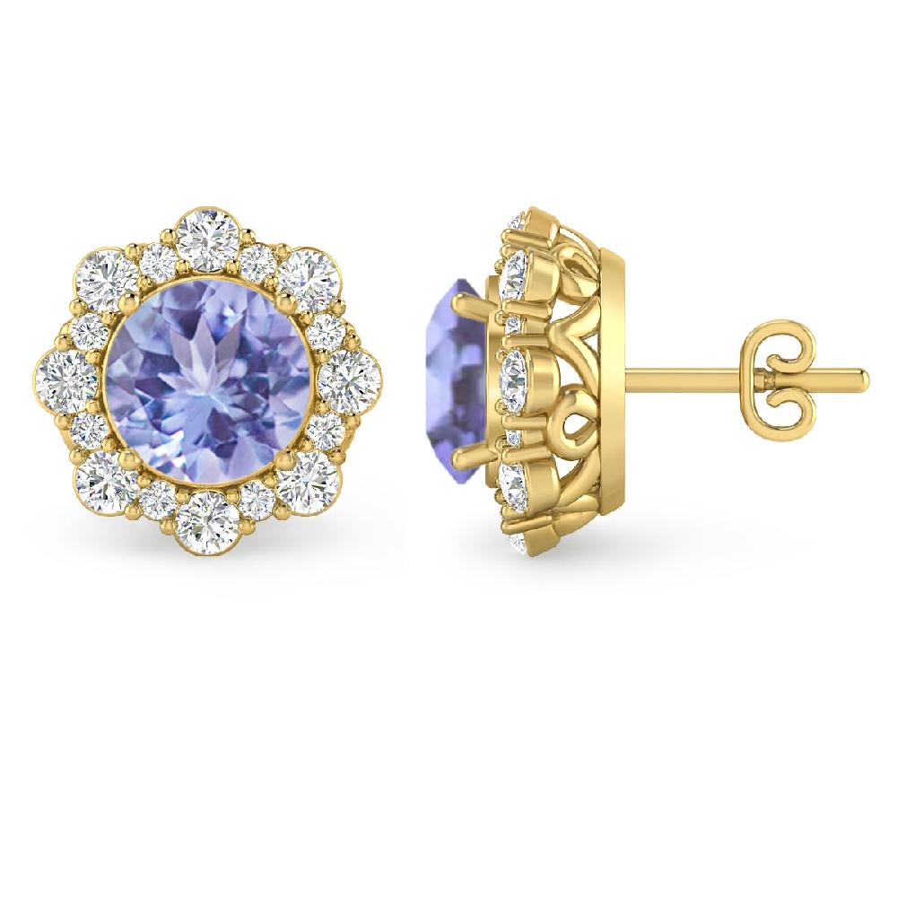 Yellow Gold - Tanzanite