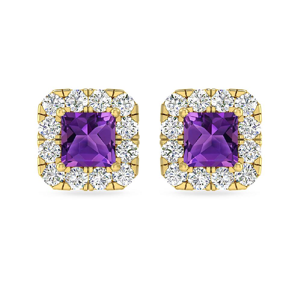 Yellow Gold - Amethyst