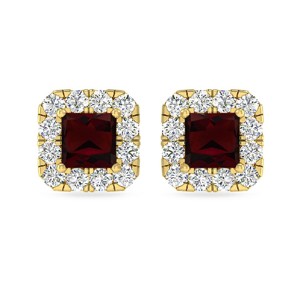 Yellow Gold - Garnet