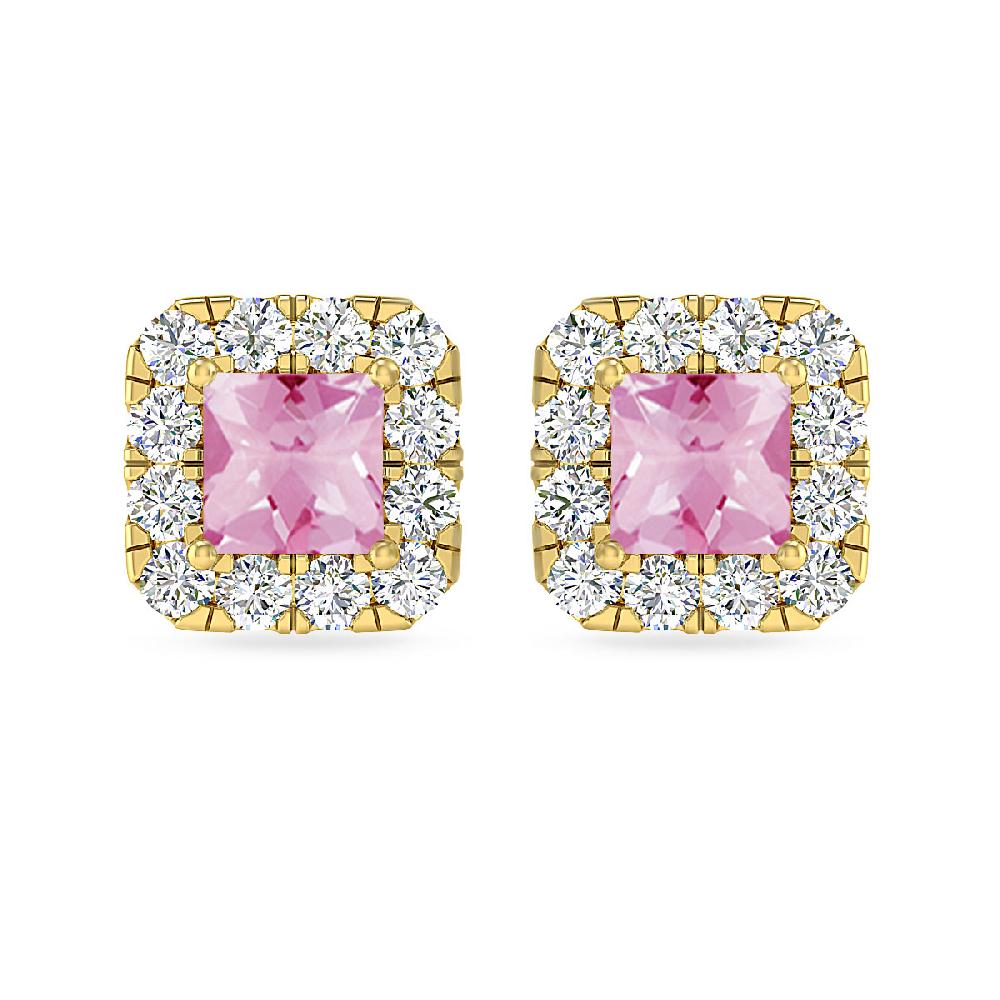 Yellow Gold - Pink Tourmaline