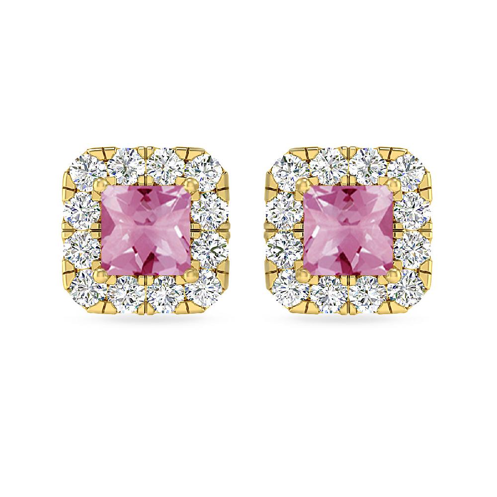 Yellow Gold - Pink Tourmaline