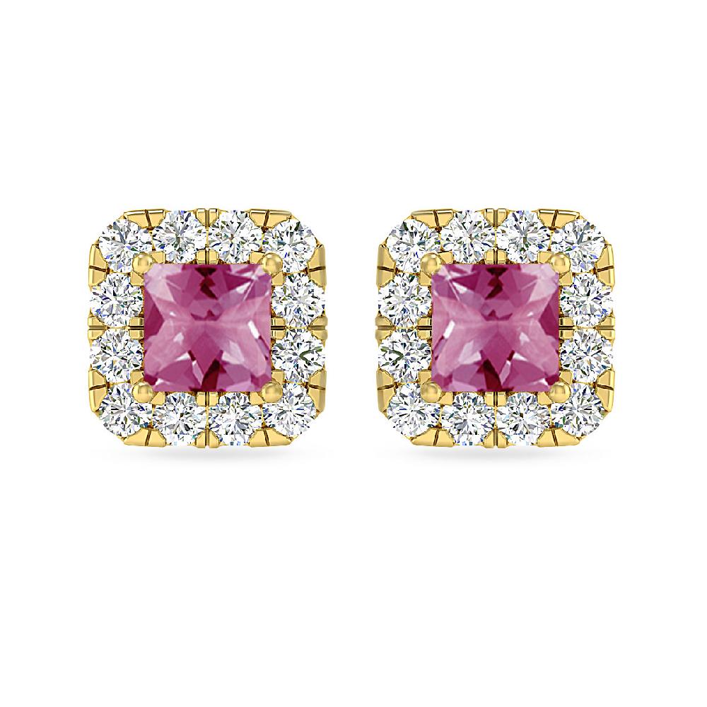 Yellow Gold - Pink Tourmaline