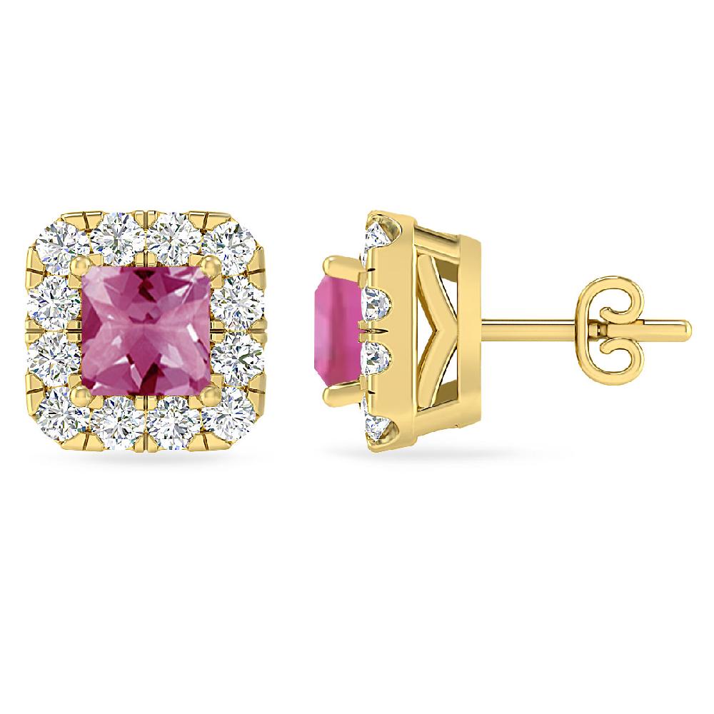 Yellow Gold - Pink Tourmaline