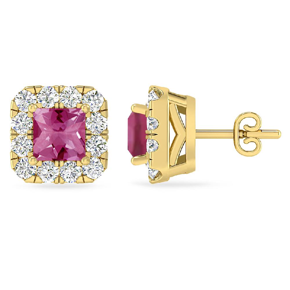 Yellow Gold - Pink Tourmaline