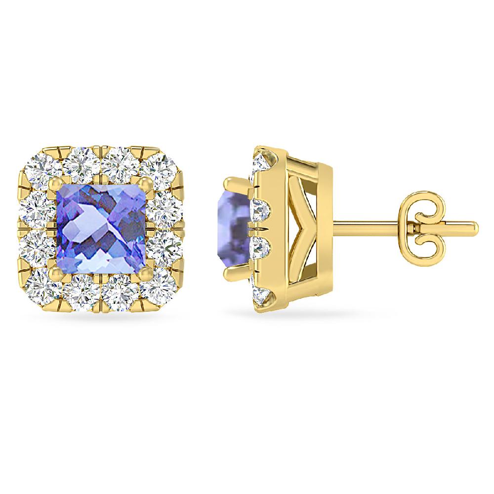 Yellow Gold - Tanzanite