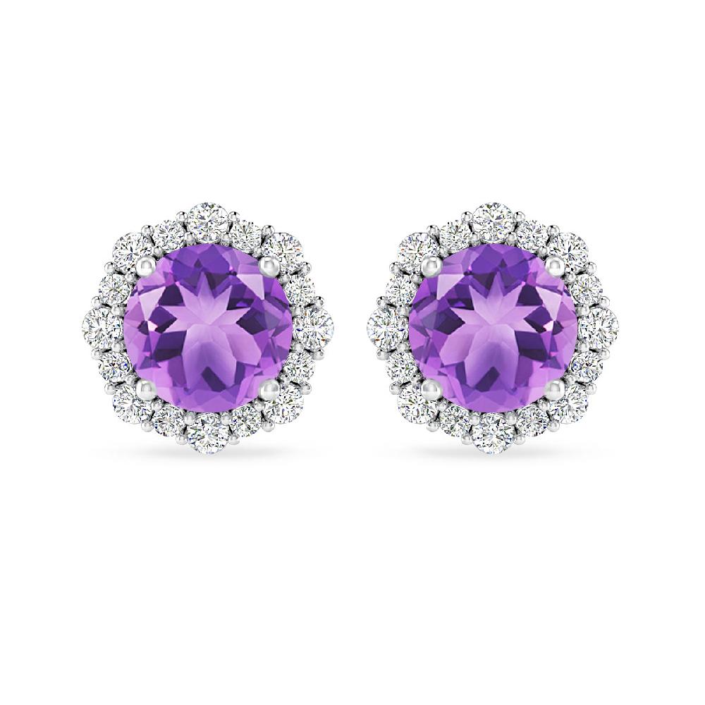 White Gold - Amethyst