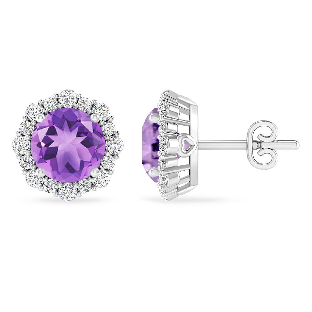 White Gold - Amethyst