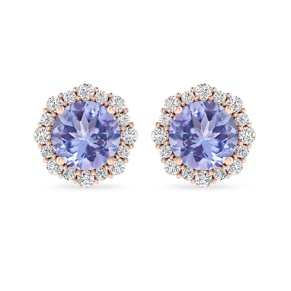 Rose Gold - Tanzanite
