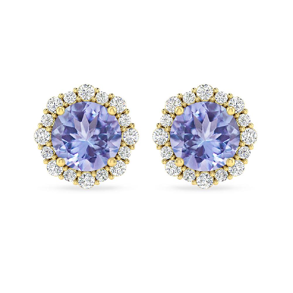Yellow Gold - Tanzanite