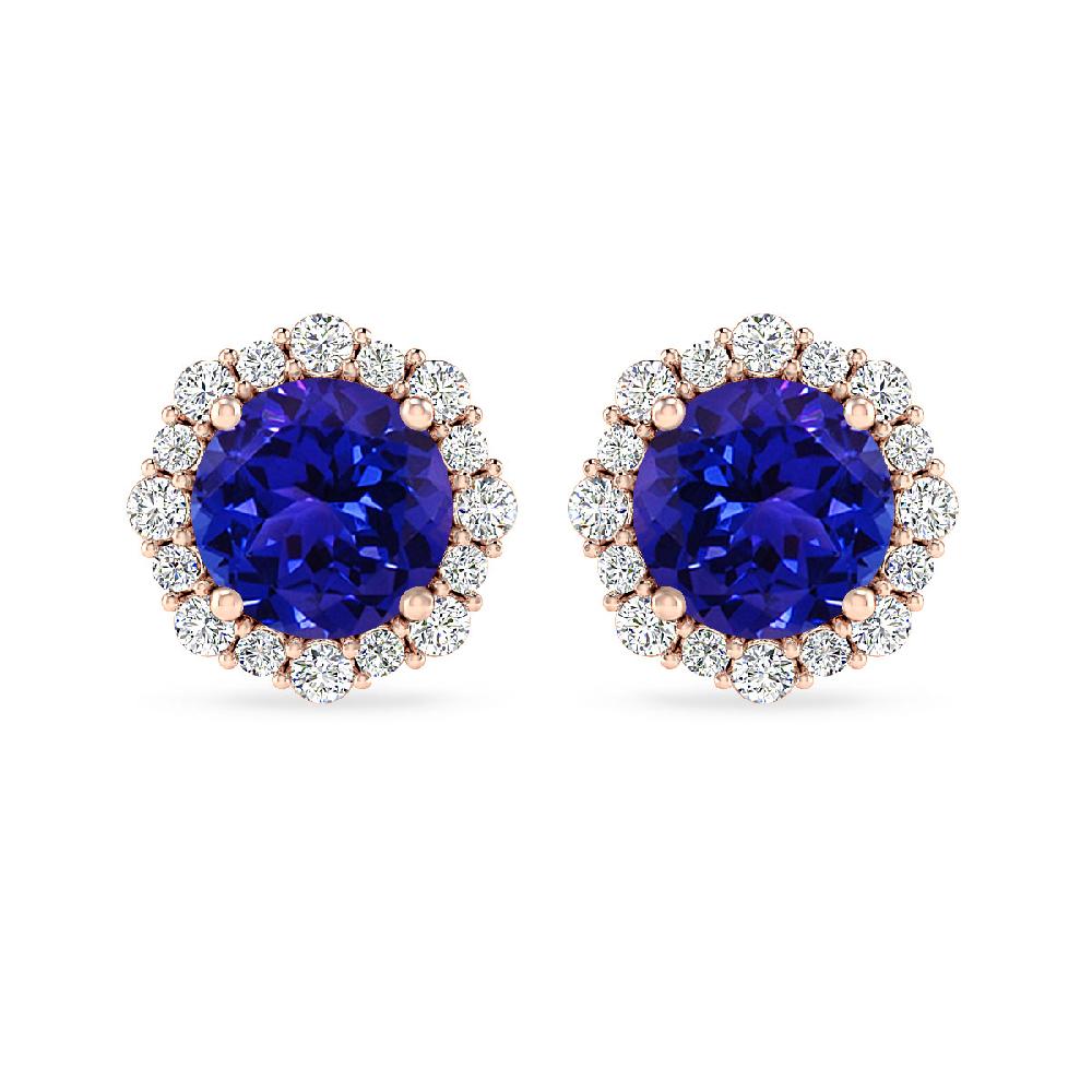 Rose Gold - Tanzanite