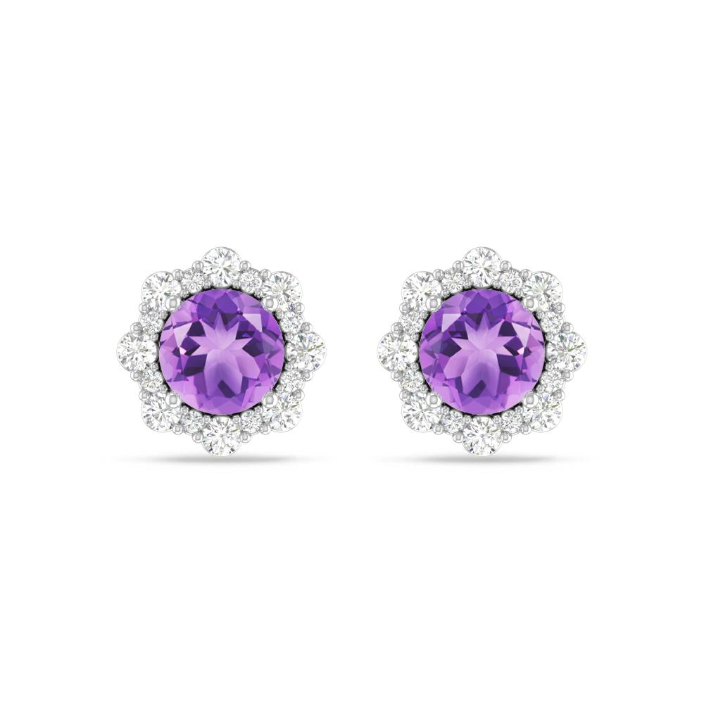 White Gold - Amethyst