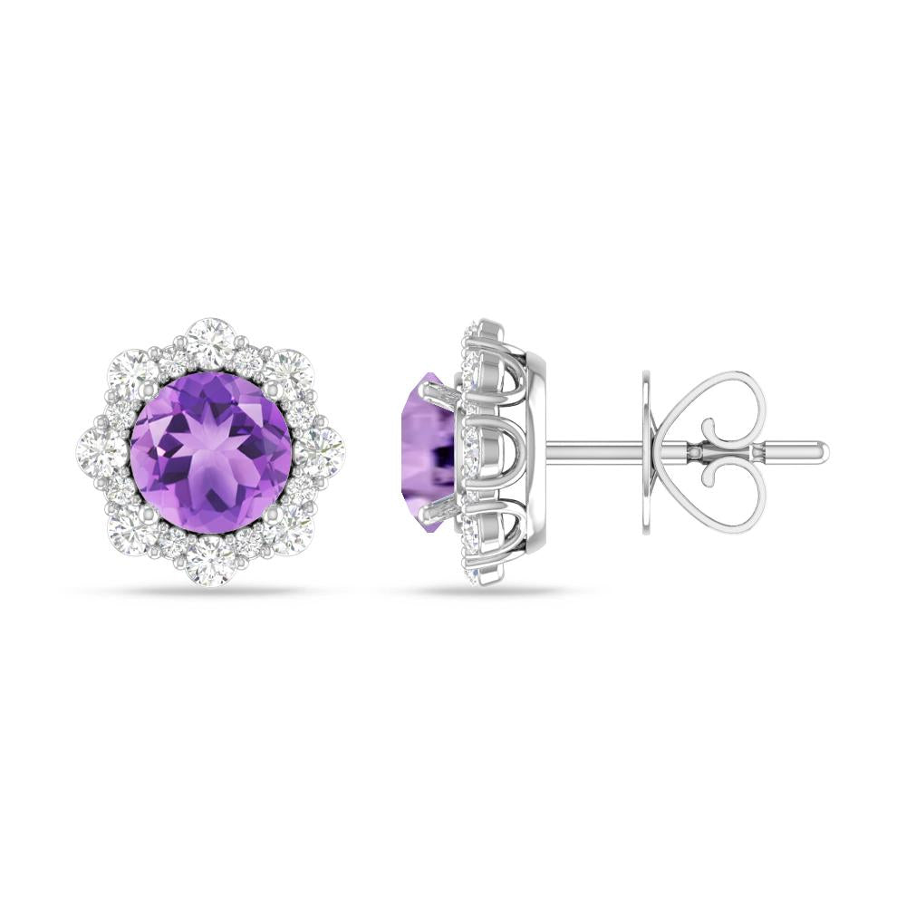 White Gold - Amethyst