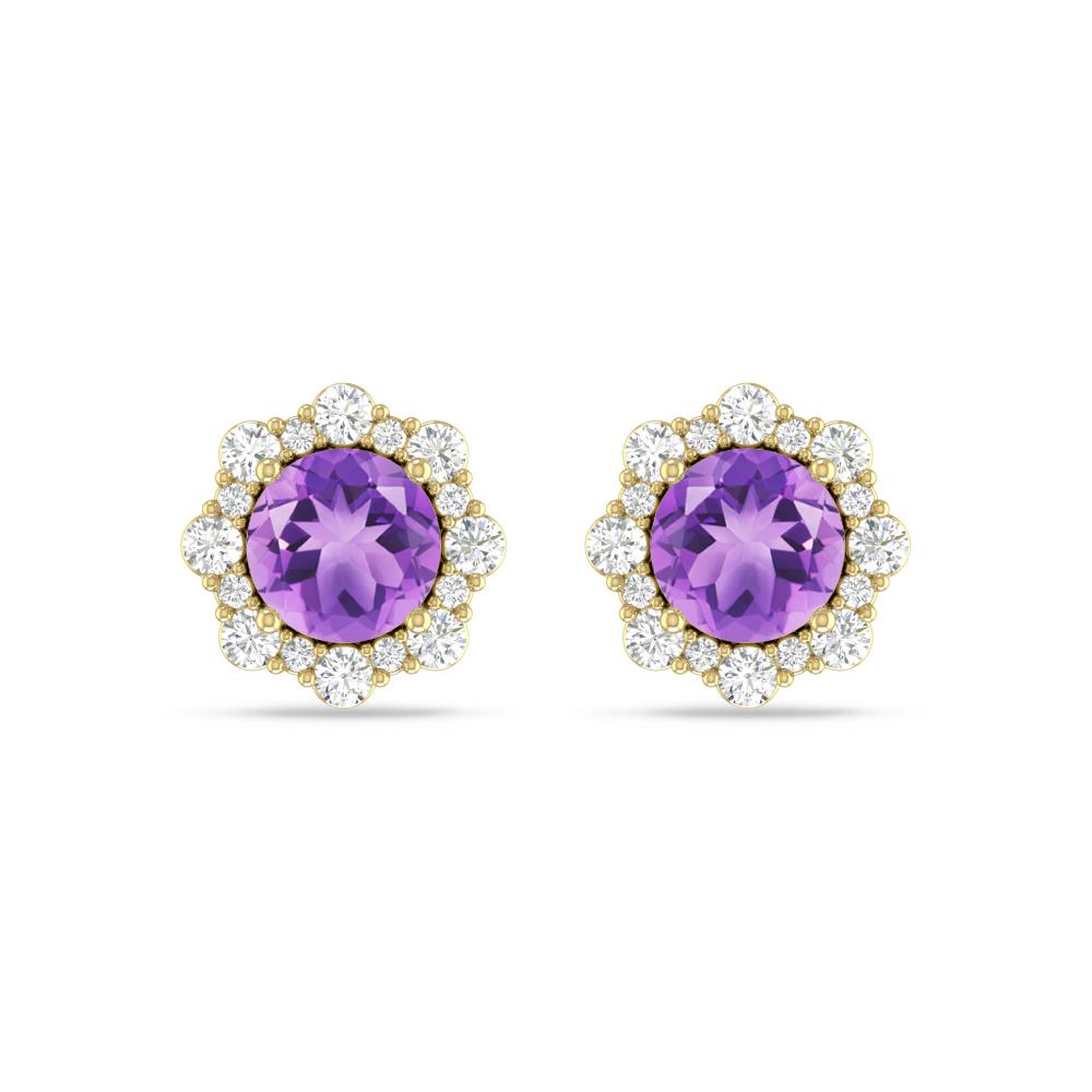 Yellow Gold - Amethyst