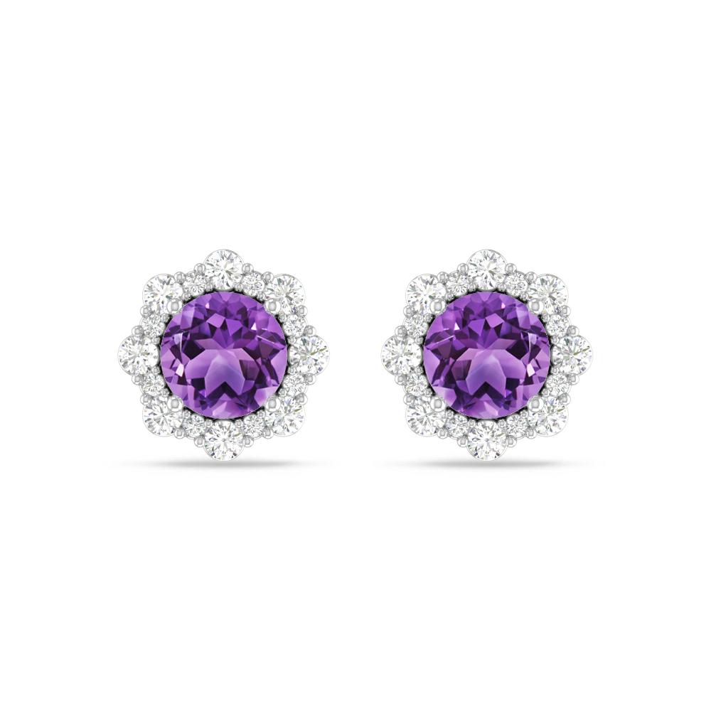 White Gold - Amethyst