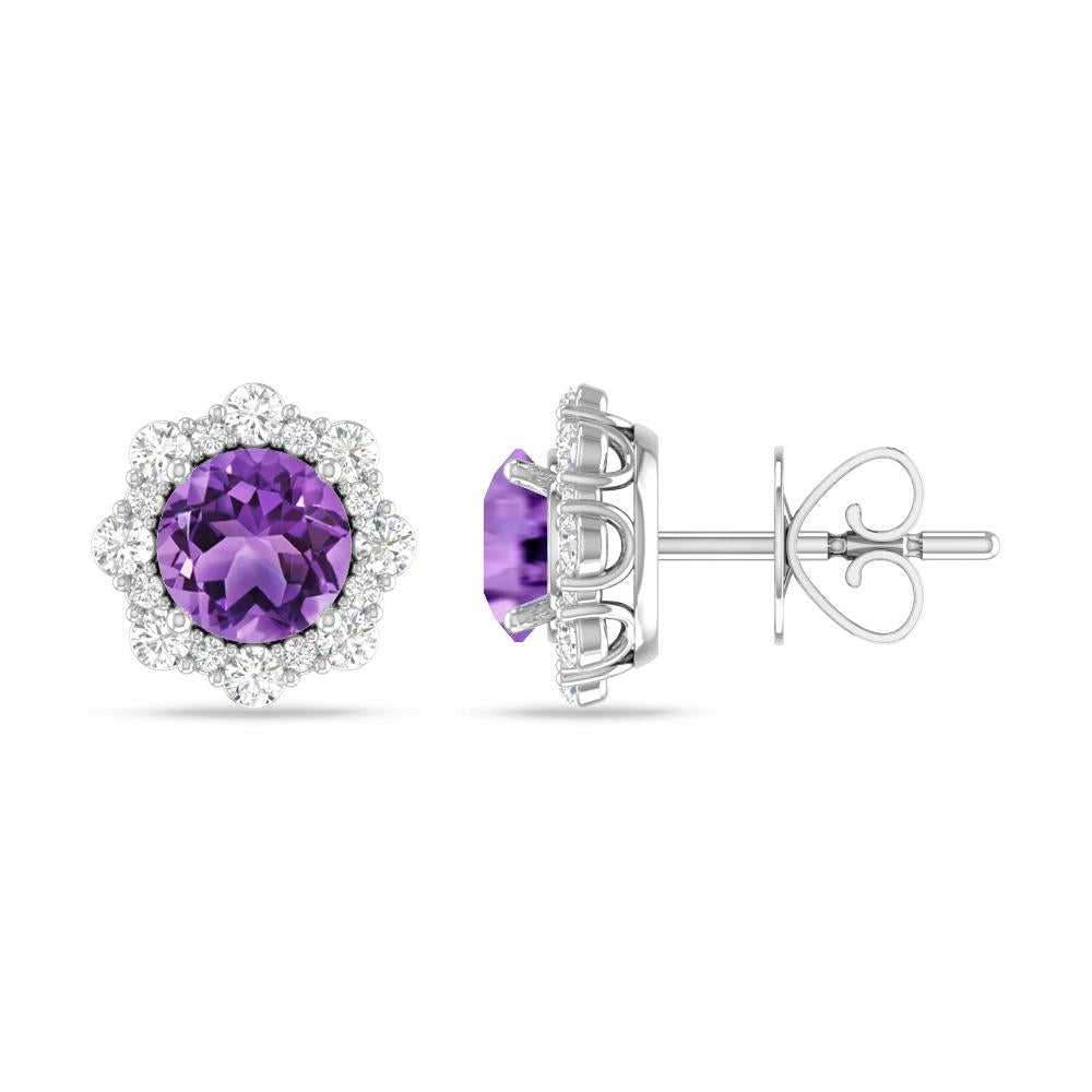 White Gold - Amethyst