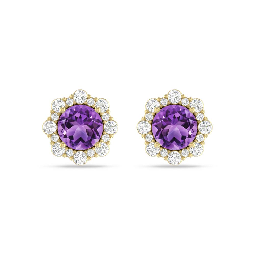 Yellow Gold - Amethyst