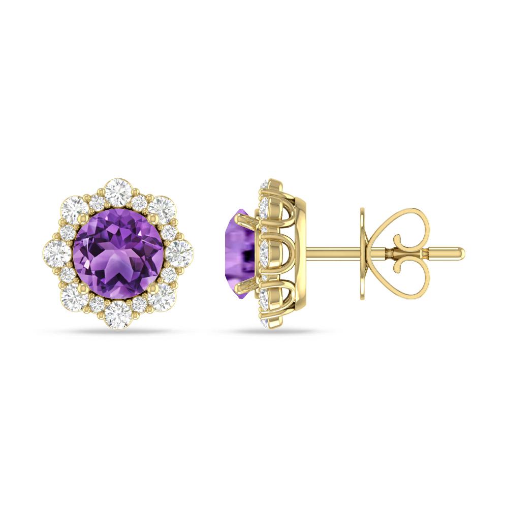 Yellow Gold - Amethyst