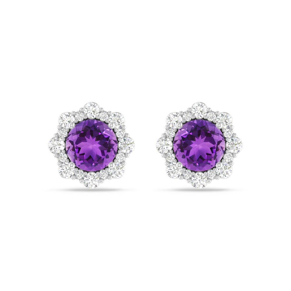 White Gold - Amethyst