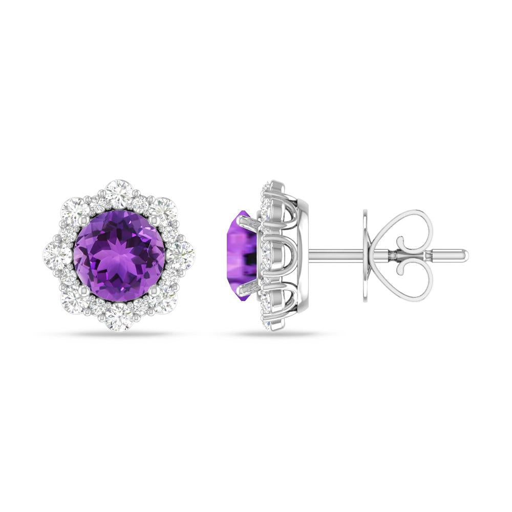 White Gold - Amethyst