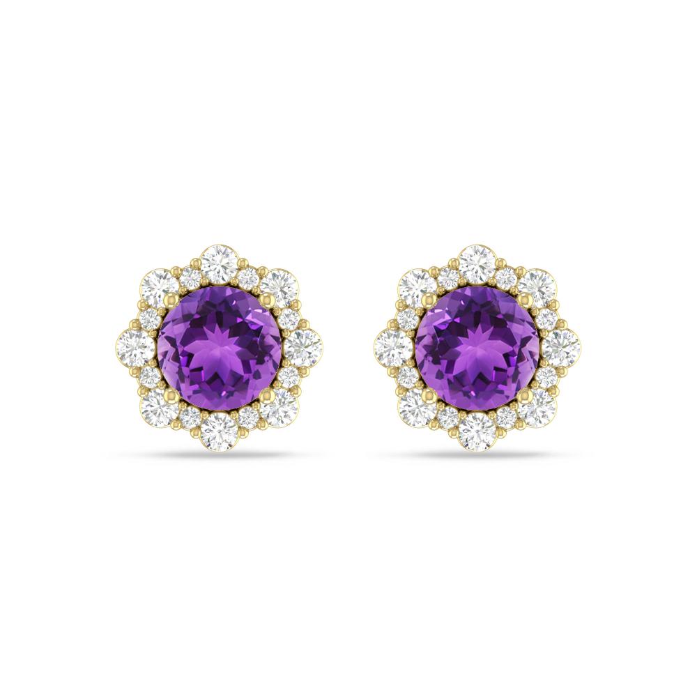 Yellow Gold - Amethyst