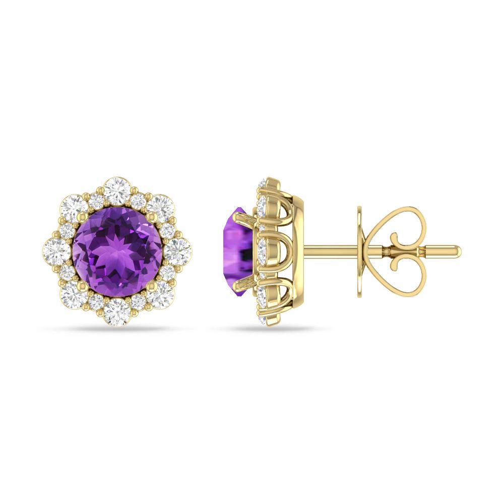 Yellow Gold - Amethyst