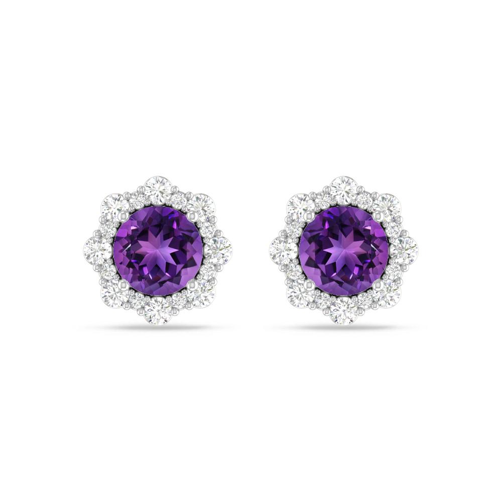 White Gold - Amethyst