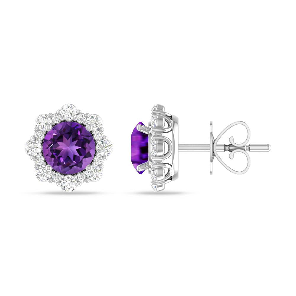 White Gold - Amethyst