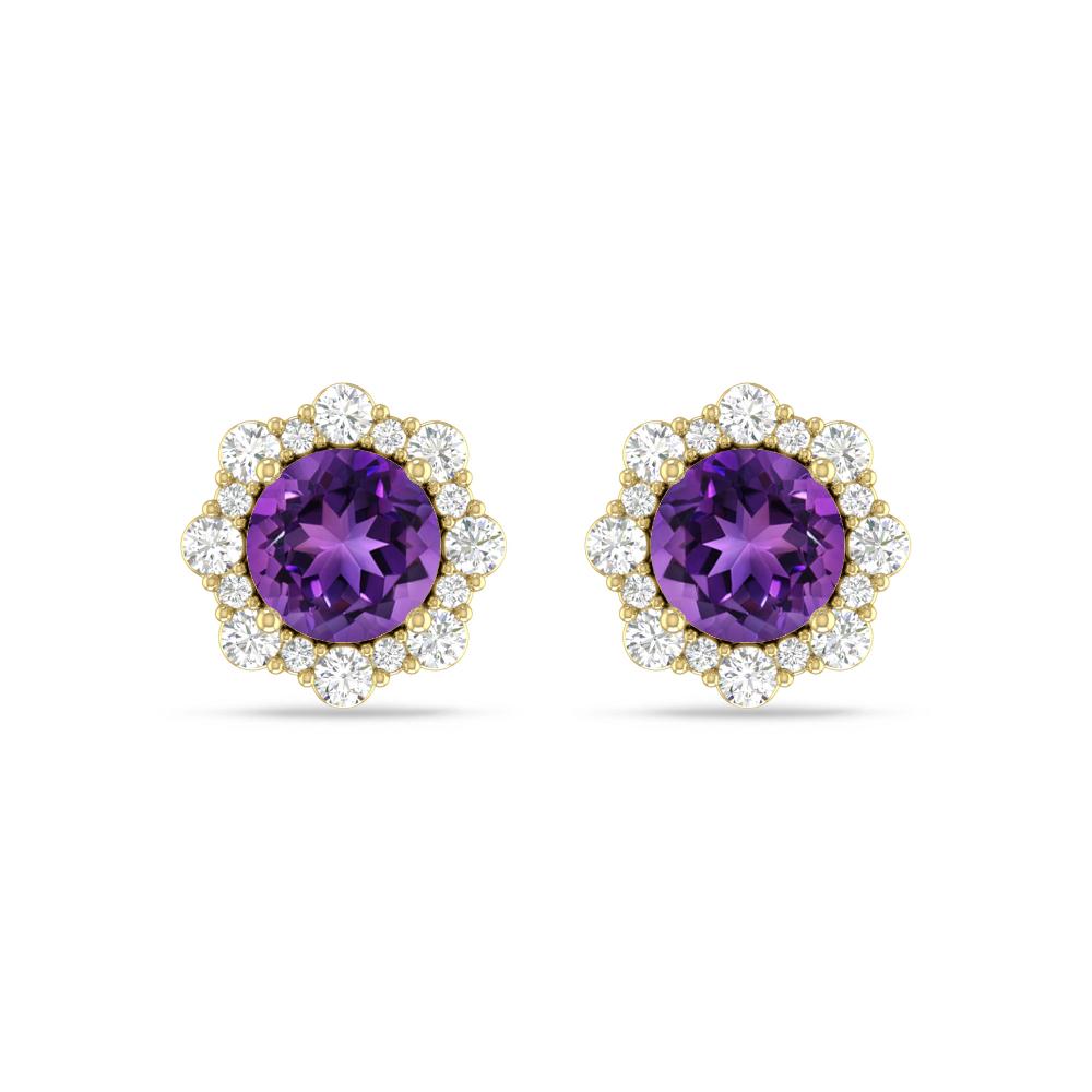 Yellow Gold - Amethyst