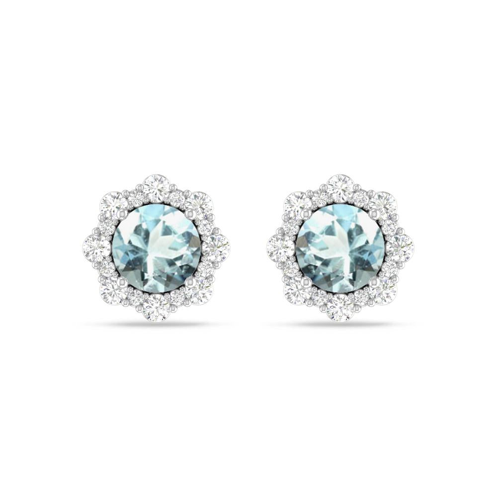 White Gold - Aquamarine