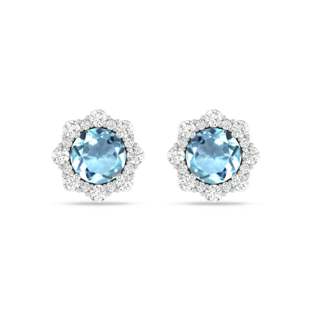 White Gold - Aquamarine