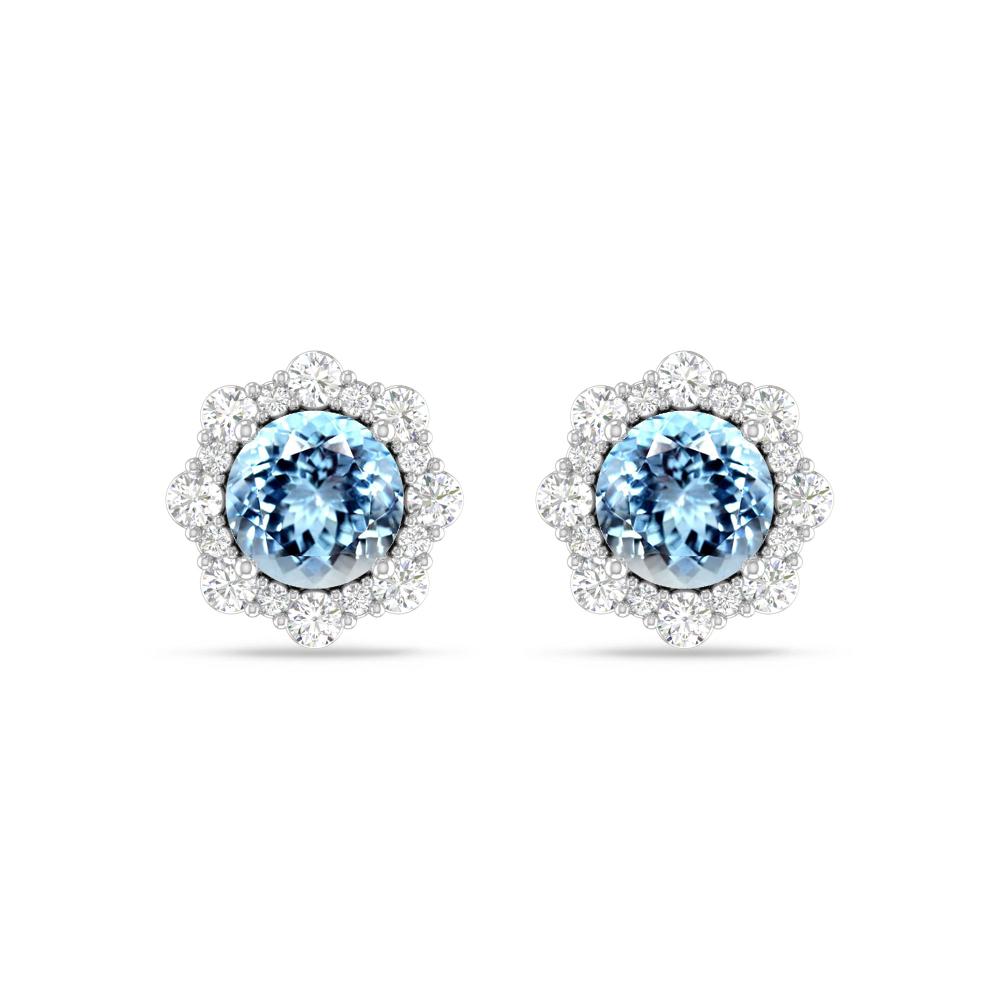 White Gold - Aquamarine