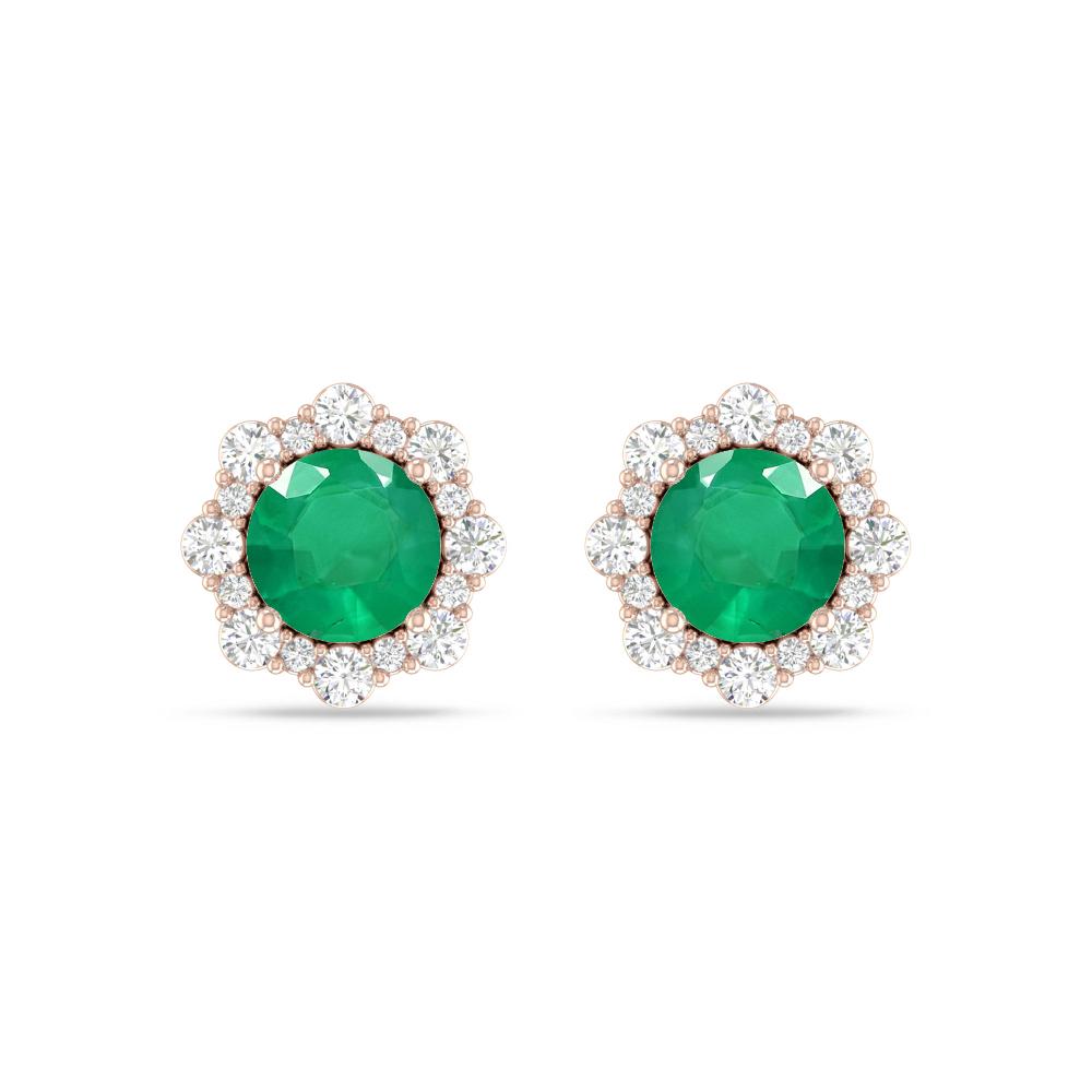Rose Gold - Emerald
