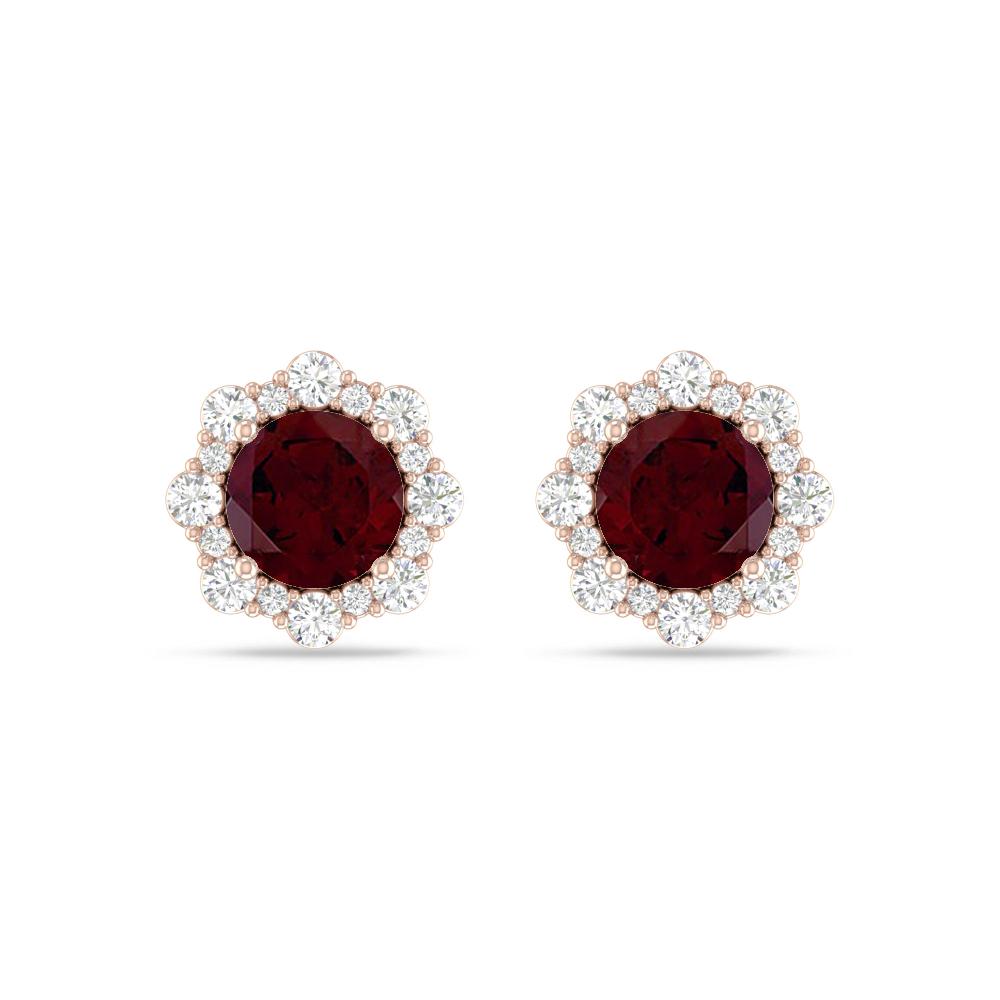 Rose Gold - Garnet