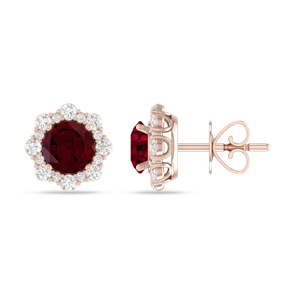 Rose Gold - Garnet