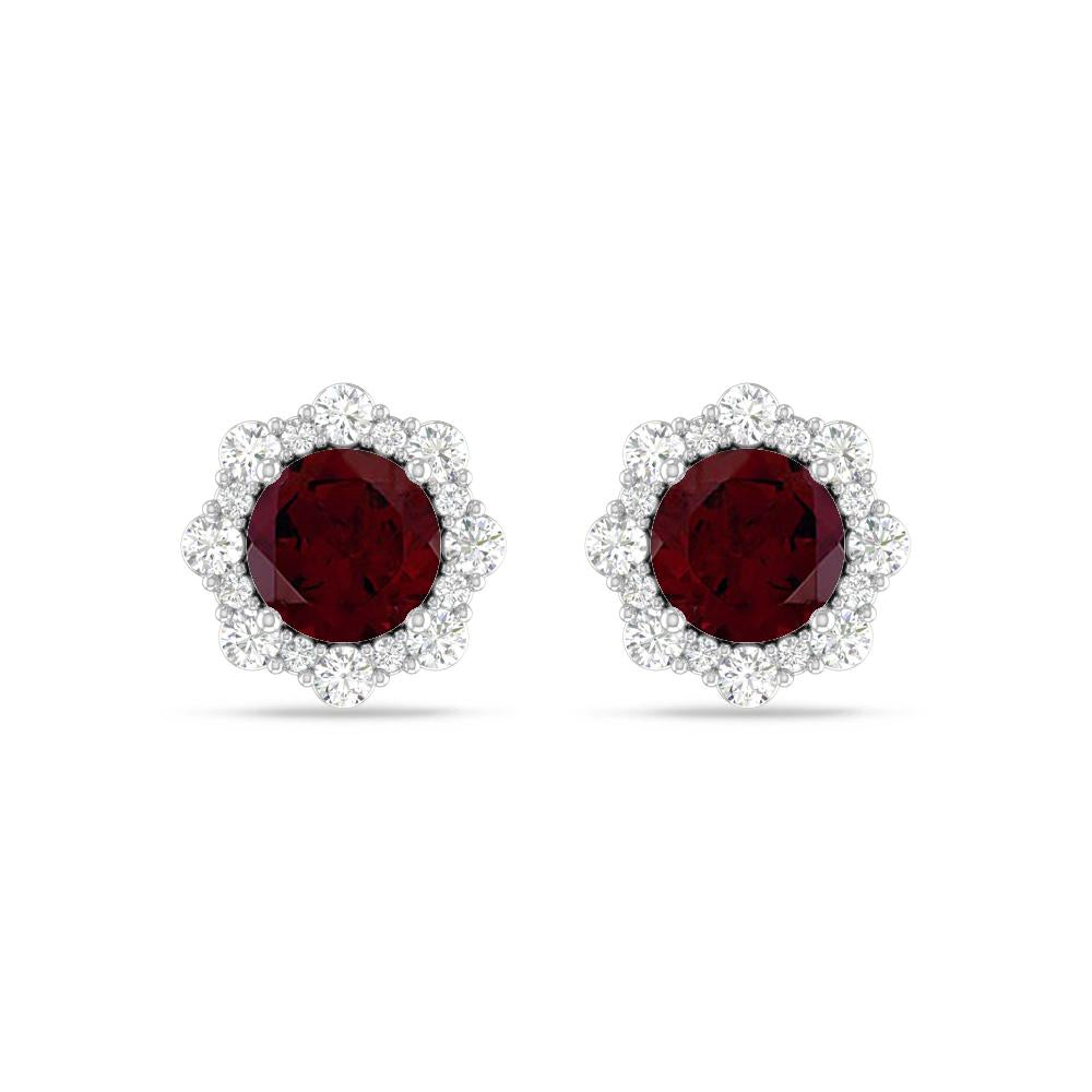 White Gold - Garnet