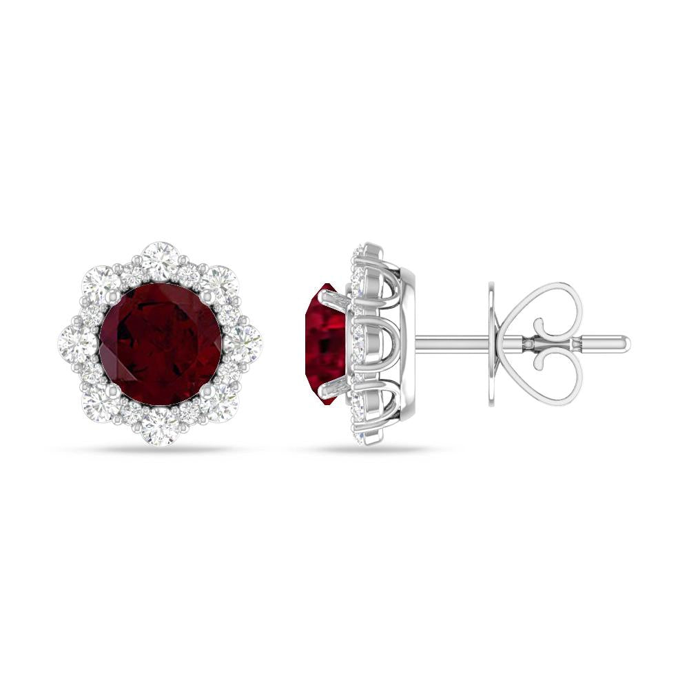 White Gold - Garnet