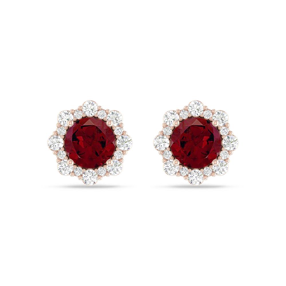 Rose Gold - Garnet