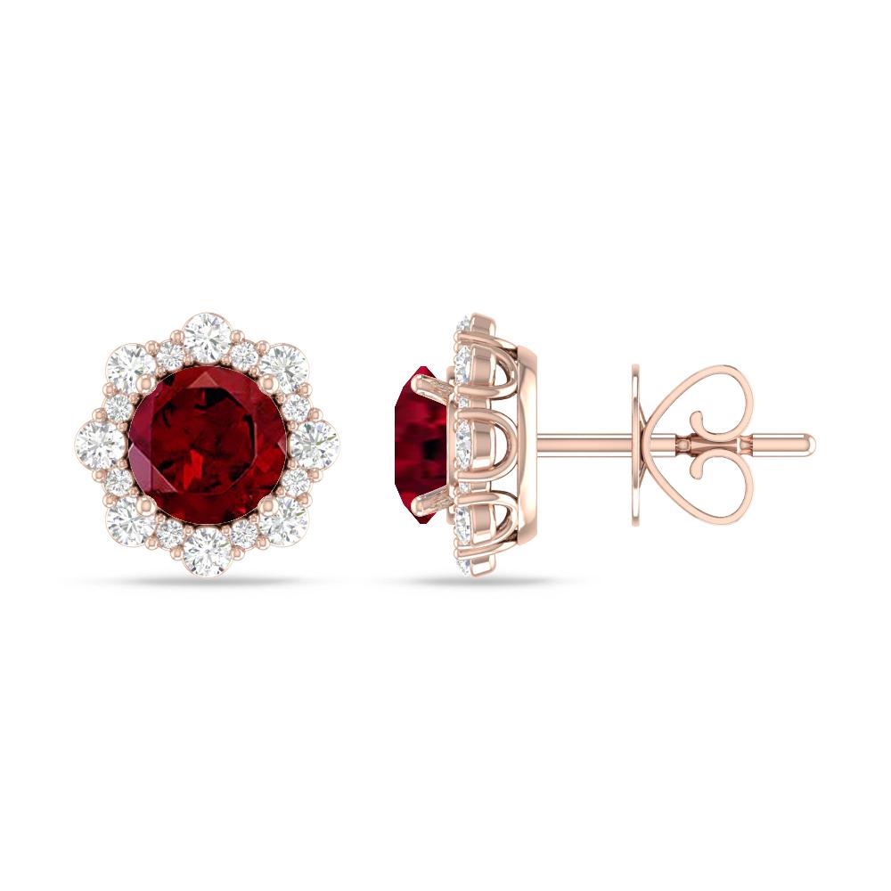 Rose Gold - Garnet