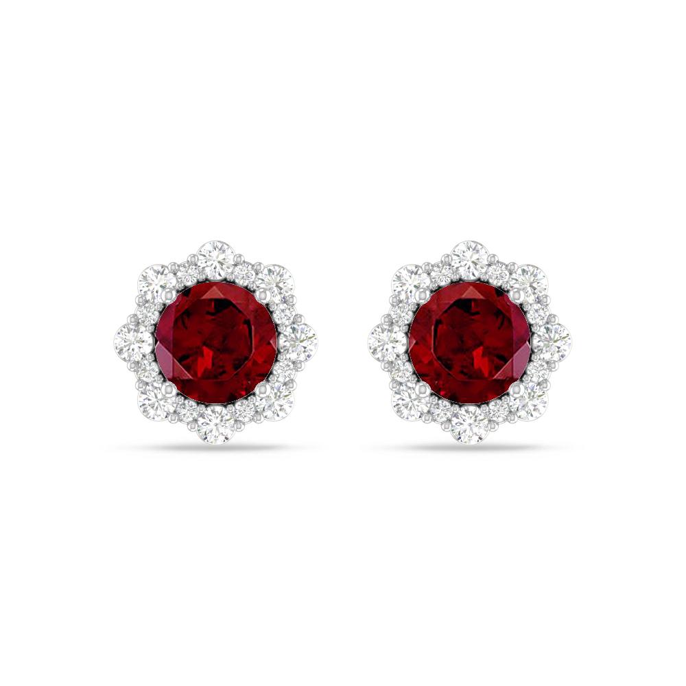 White Gold - Garnet