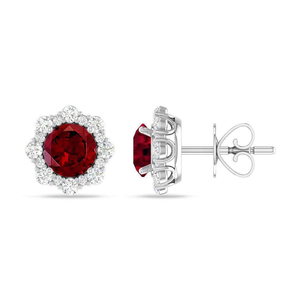 White Gold - Garnet