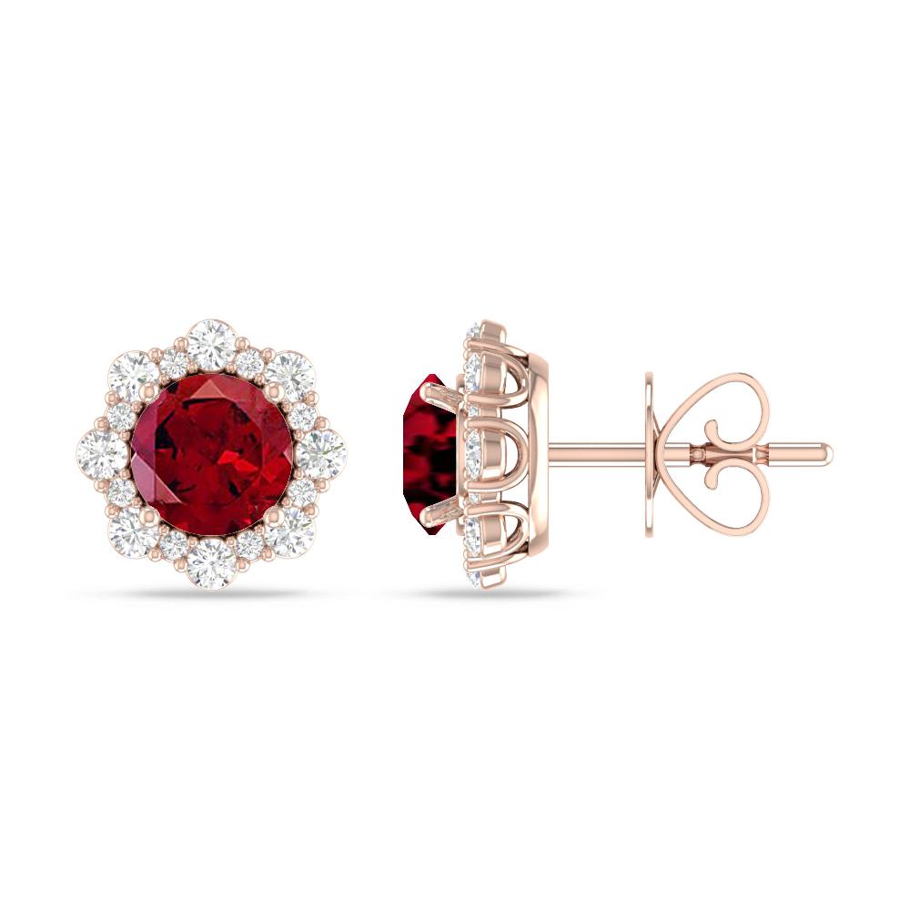 Rose Gold - Garnet