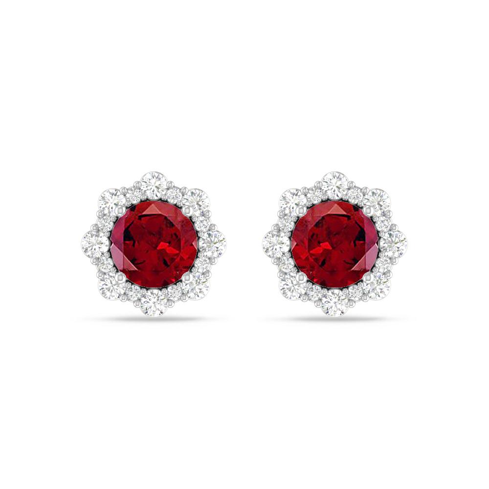 White Gold - Garnet