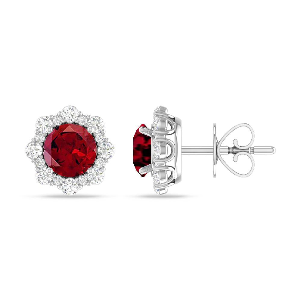 White Gold - Garnet